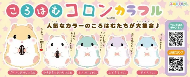 ころはむコロンカラフルの台紙