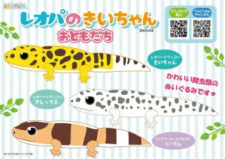 レオパのきいちゃんおともだちの画像