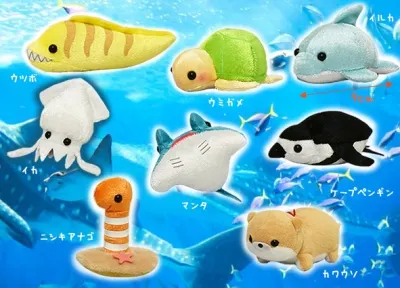 豆しば三兄弟、ぽてうさろっぴーの雑貨とウキウキ水族館♪ ラインナップ 5
