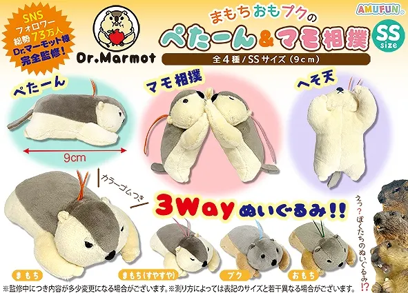 Dr.マーモットまもちおもプクのぺたーん&マモ相撲 ラインナップ 5