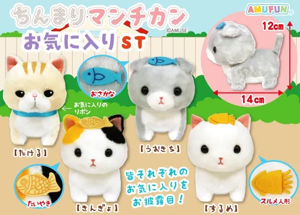ちんまりマンチカンお気に入り ラインナップ 3