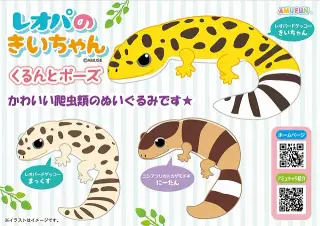レオパのきいちゃんくるんとポーズの画像