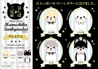 プレミアム豆しば三兄弟の画像