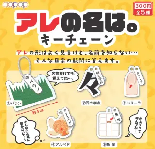 アレの名は。アクリルキーチェーンの画像