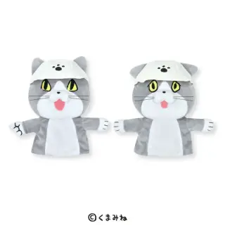 仕事猫 パペットぬいぐるみの画像