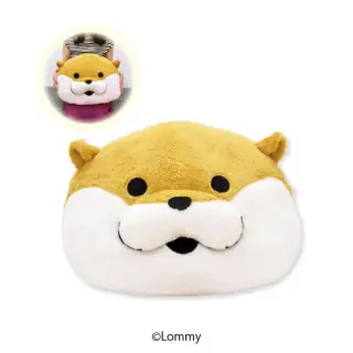 可愛い嘘のカワウソ ドーム型フェイスクッションの画像