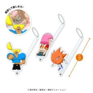 ボボボーボ・ボーボボ アクリルスティックキーホルダーの画像