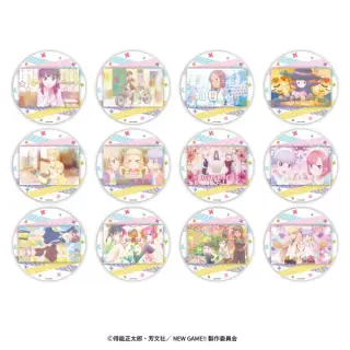 NEW GAME!! Φ75mm缶バッジの画像