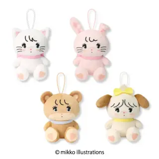 mikko characters マスコットぬいぐるみの画像
