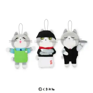 仕事猫 店長マスコットぬいぐるみの画像