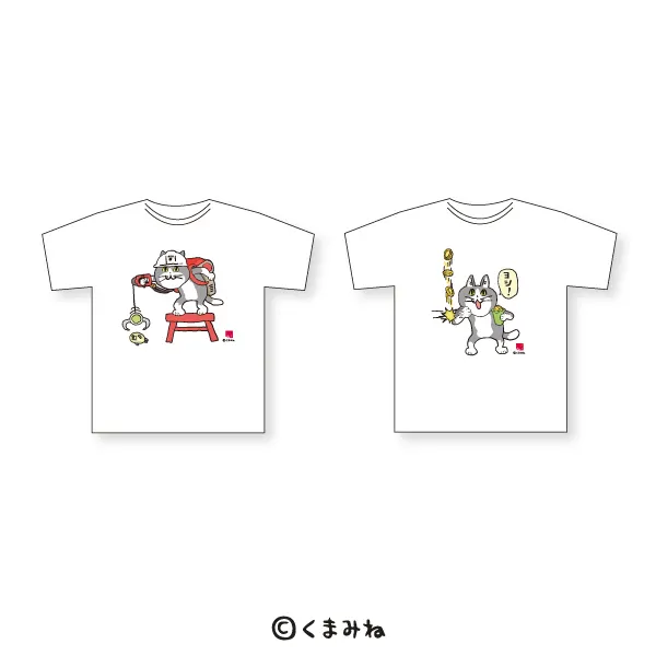 仕事猫 Tシャツ(画像)