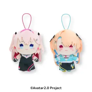 結目ユイ＆水瀬しあ マスコットぬいぐるみの画像