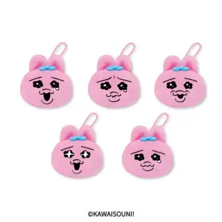 おぱんちゅうさぎ フェイスマスコットぬいぐるみの画像