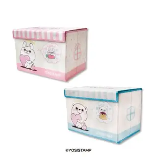 ヨッシースタンプ フタ付き収納BOXの画像