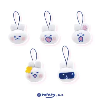 ラブリーモンモン フェイスマスコットぬいぐるみの画像
