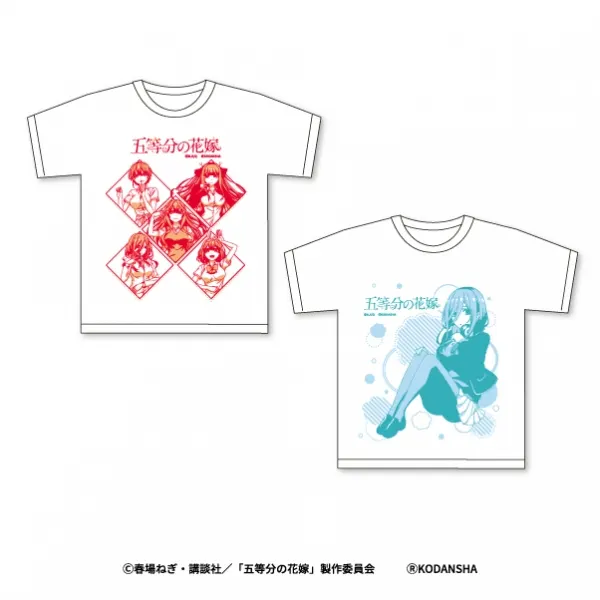 五等分の花嫁 Tシャツ(画像)