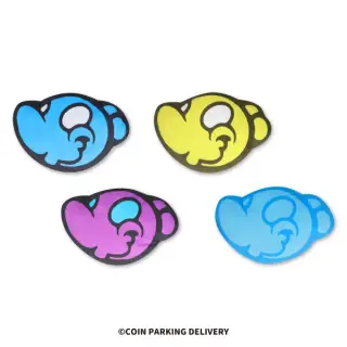 COIN PARKING DELIVERY フェイスクッションの画像