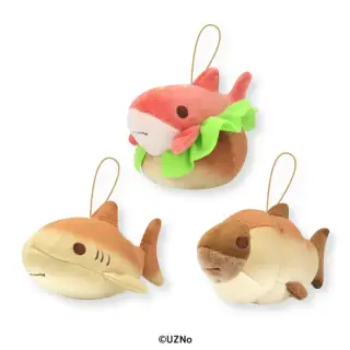 れおなるどサメマスコットぬいぐるみ～パンver～の画像
