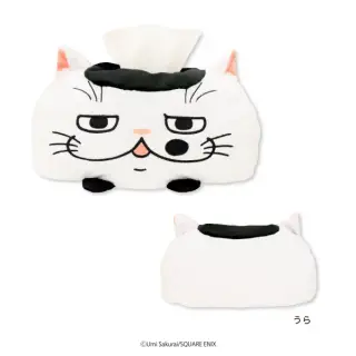 おじさまと猫 ふくまるティッシュケースの画像