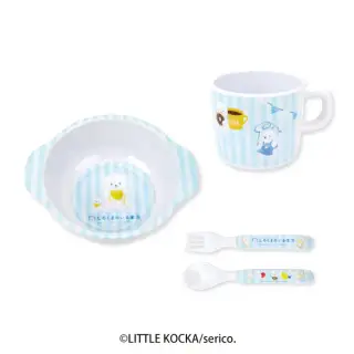 しろくまのいる生活 バンブー食器セットの画像