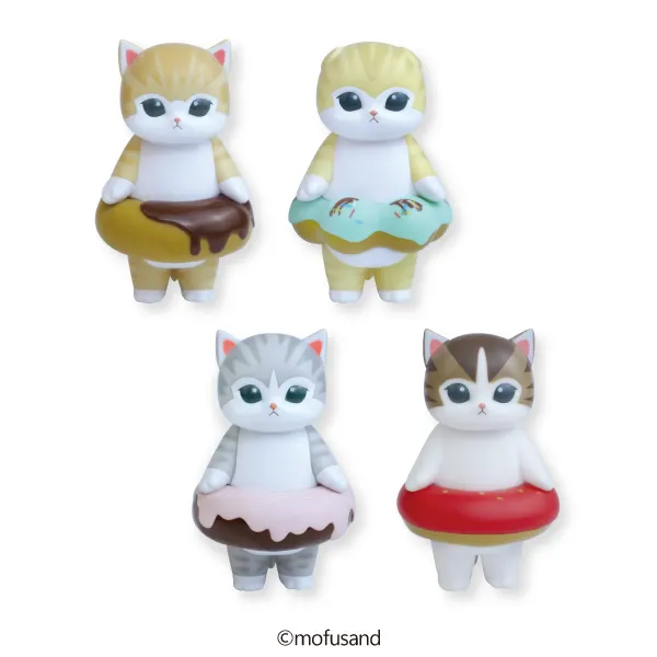 mofusand ドーナツにゃんソフビフィギュア(画像)