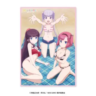 NEW GAME!! フリースブランケットの画像