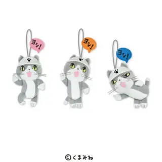 仕事猫 安全確認！マスコットぬいぐるみの画像