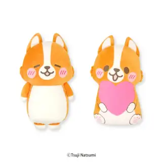 まるまるコーギー ぬいぐるみクッションの画像