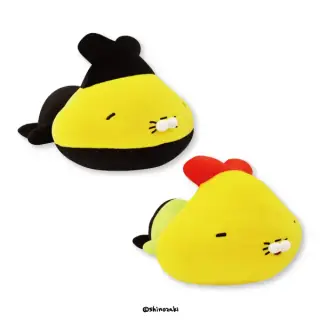 テンプラニンジャ＆サムライ 寝そべりBIGぬいぐるみの画像