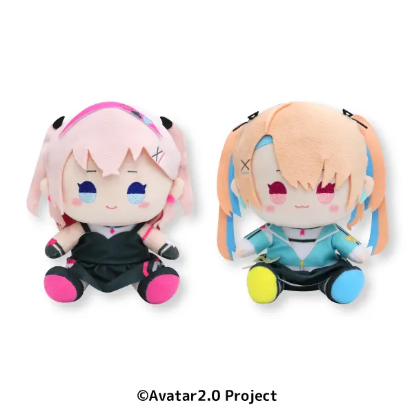 結目ユイ&水瀬しあ おすわりぬいぐるみ(画像)