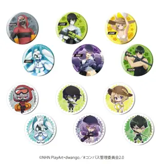 #コンパス2.0 戦闘摂理解析システム 描き下ろし缶バッジの画像