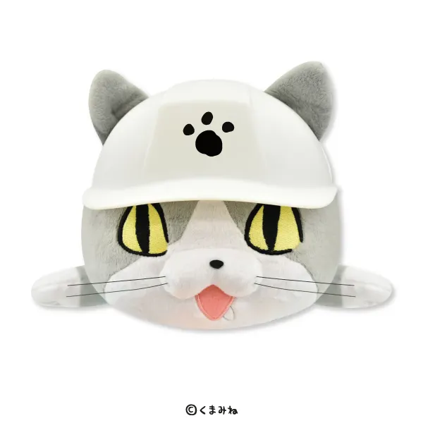仕事猫 くてんこBIGぬいぐるみ(画像)