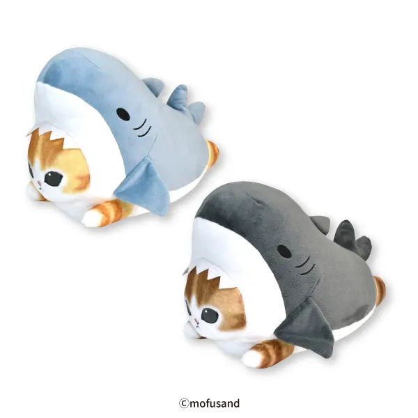 mofusand サメにゃん くてんこBIGぬいぐるみ(画像)