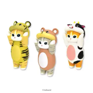 mofusand 着ぐるみにゃんソフビフィギュア1の画像