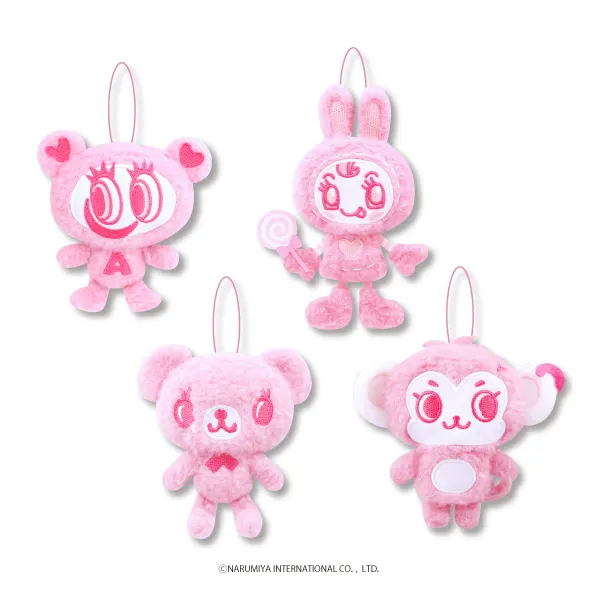ナルミヤキャラクターズ ふわふわマスコットぬいぐるみ~SAKURA~(画像)
