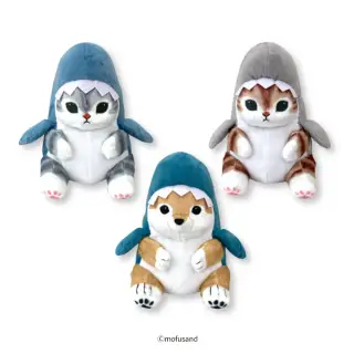 mofusand サメにゃんBIGぬいぐるみ２の画像