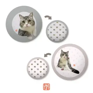 もちまる ラウンドクッションの画像