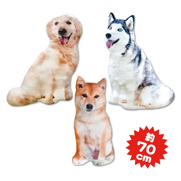 リアル犬クッション(画像)