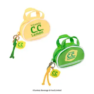 C.C.レモン ボストンバッグ風ミニポーチの画像