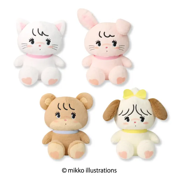 mikko characters BIGぬいぐるみ(画像)