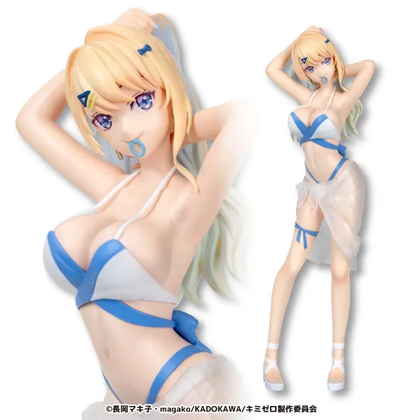 経験済みなキミと、経験ゼロのオレが、お付き合いする話。 FascinityFigure (ファシニティフィギュア)白河月愛~パレオ水着~(画像)