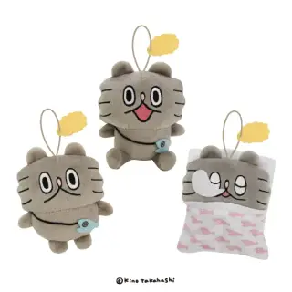 ねこのぶーちゃん マスコットぬいぐるみの画像