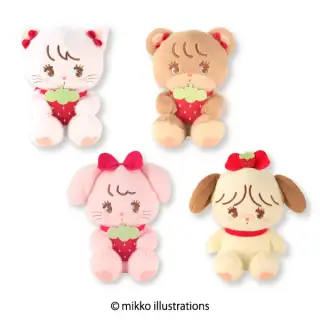 mikko いちごBIGぬいぐるみの画像