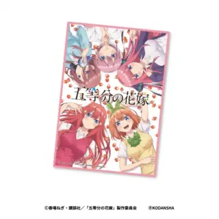 五等分の花嫁 フリースブランケットの画像