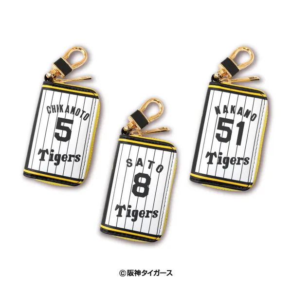 阪神タイガース キーリング付きコインケース2025(画像)