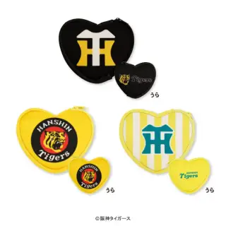 阪神タイガース ハートミニポーチの画像