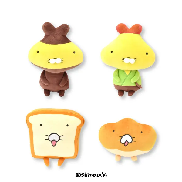 テンプラニンジャ&サムライ×ふかふかしたパン おてのりましゅもっち(画像)