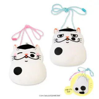 おじさまと猫 ぬいぐるみがまぐちポシェットの画像
