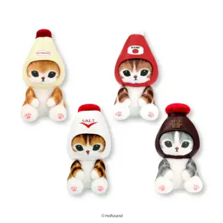 mofusand 調味料にゃん ぬいぐるみの画像