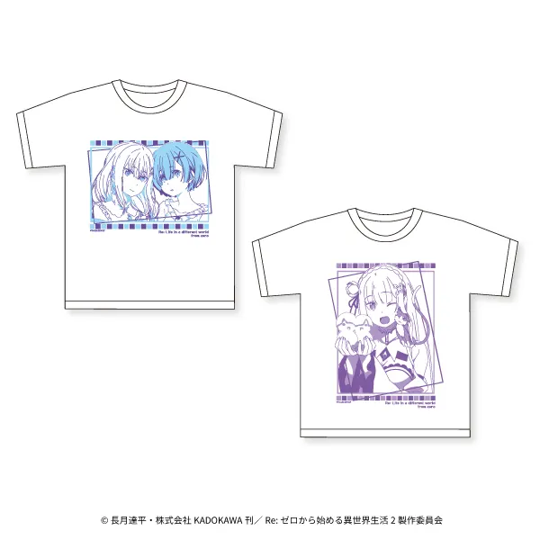 Re:ゼロから始める異世界生活 Tシャツ2(画像)